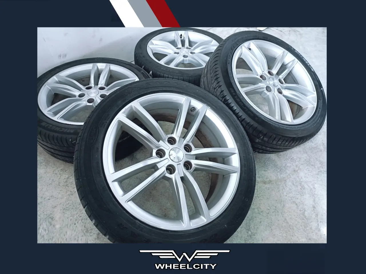 Billede 1 - 5x120 19" ET40 nav 64,1ø TESLA S sommersæt