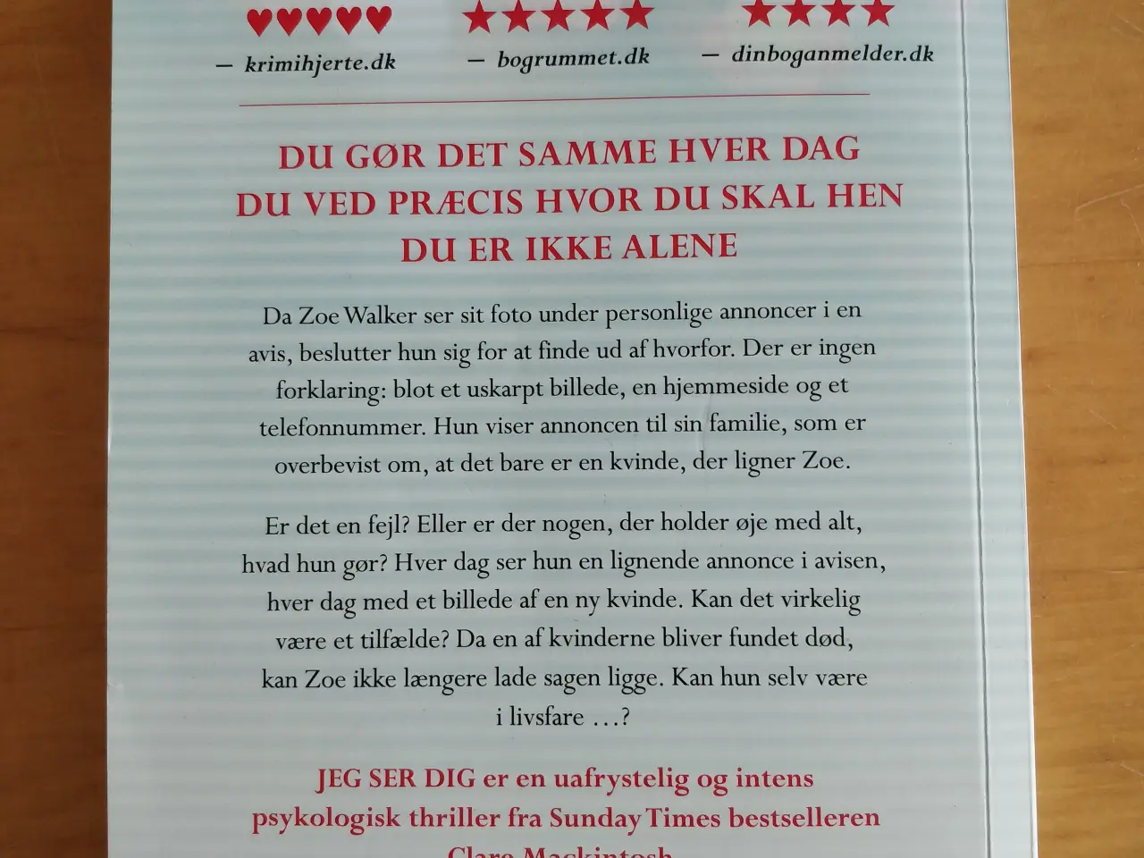 Billede 4 - Jeg ser dig, Clare Mackintosh