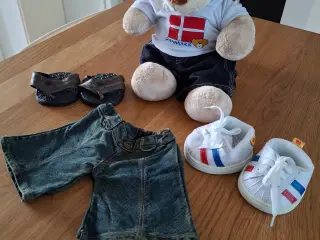 Build-A-Bear Bamse med tilbehør