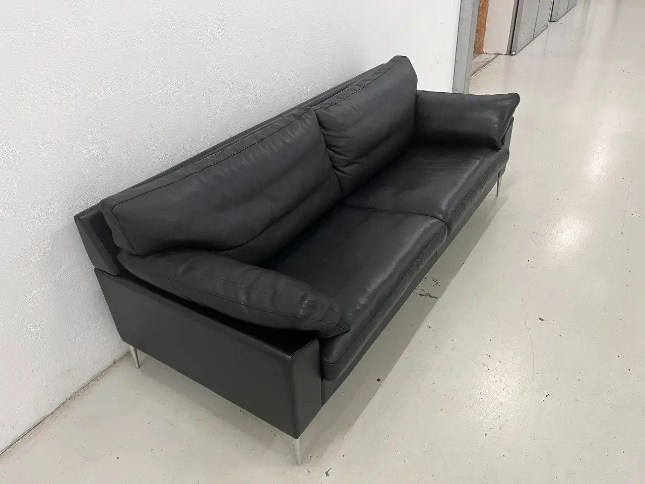 Billede 3 - Søren Lund SL329 3 Pers.Sofa i sort semianilin .