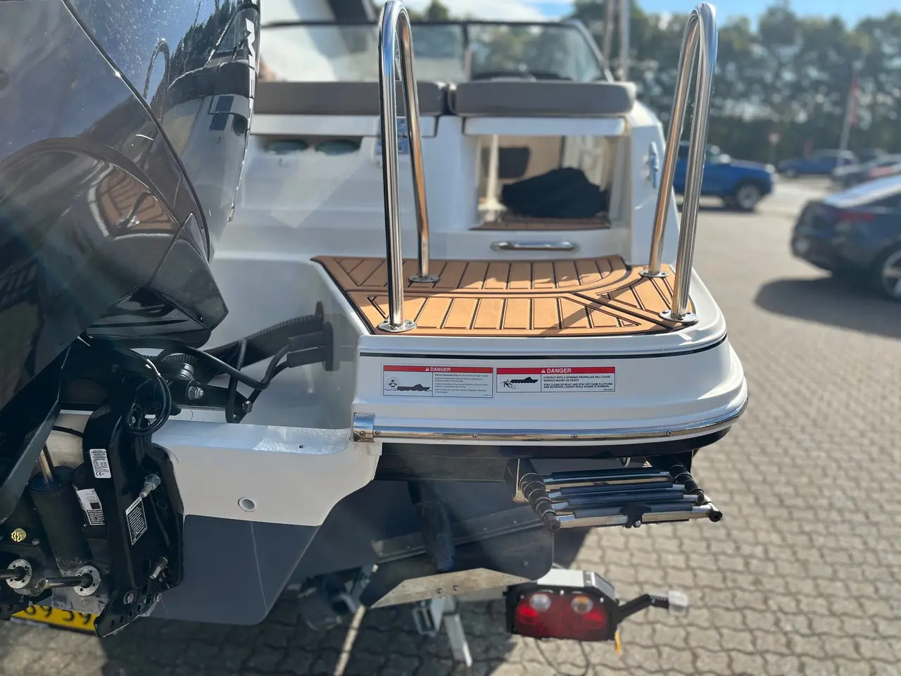 Billede 13 - VR5 Cuddy med Mercury  F225 V6 og 2500 kg Brenderup trailer.