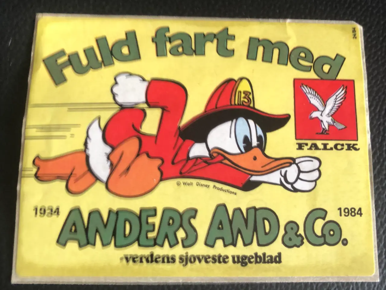 Billede 1 - Klistermærke fra Disney - Anders And