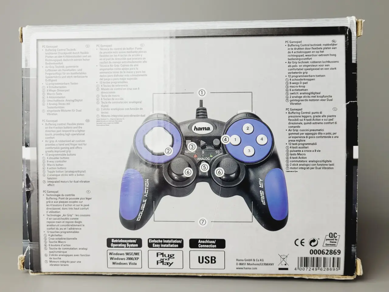 Billede 4 - ⭐️· 🎮 Hama PC Gamepad - Helt ny i original emball
