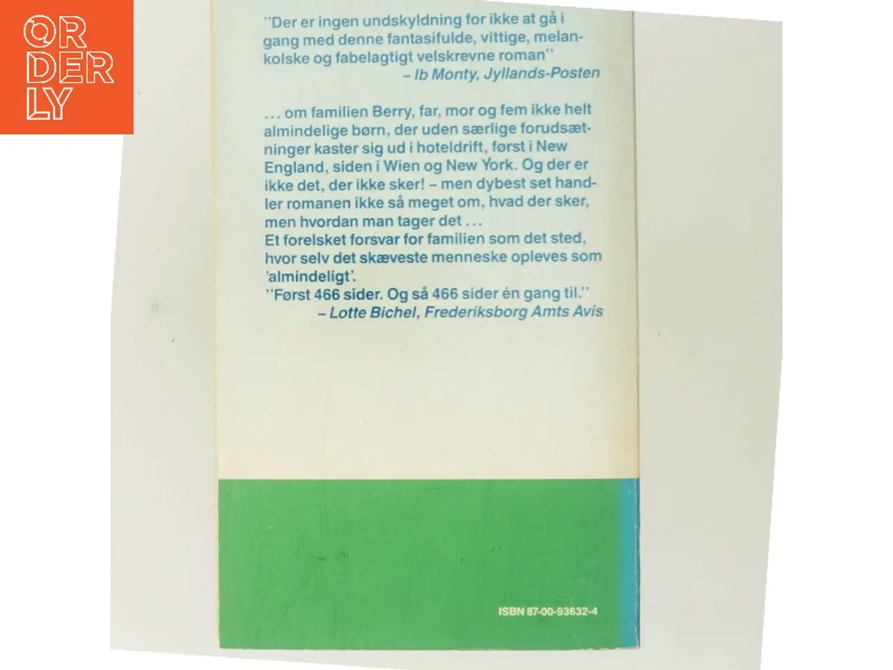 Billede 3 - Hotel New Hampshire af John Irving (Bog)