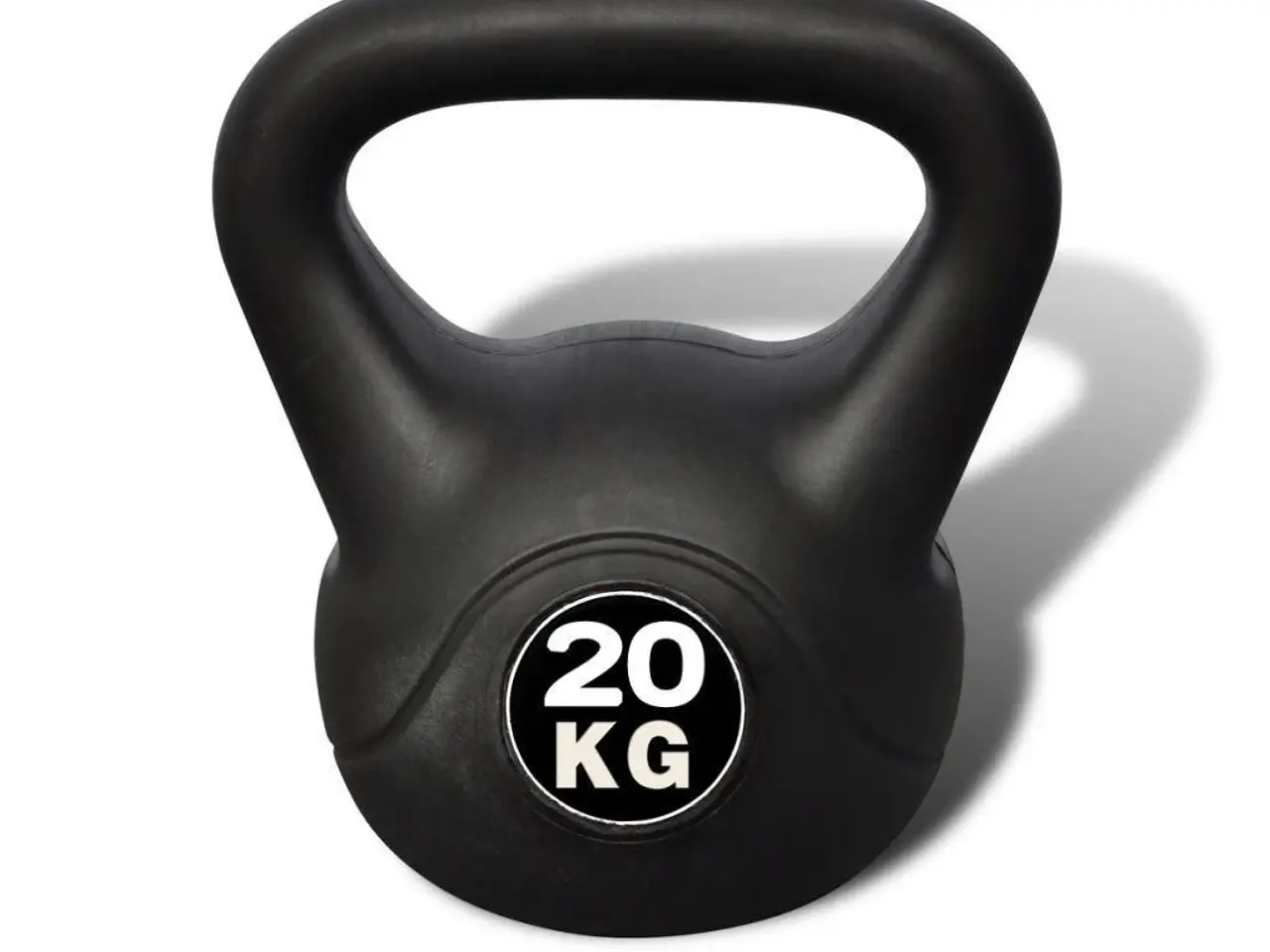 Billede 1 - Kettlebell 20 kg - beton med plastbelægning