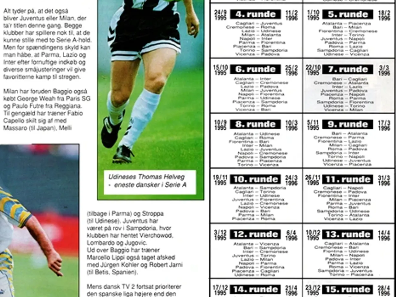 Billede 2 - Italiensk Top Fodbold 1995-96