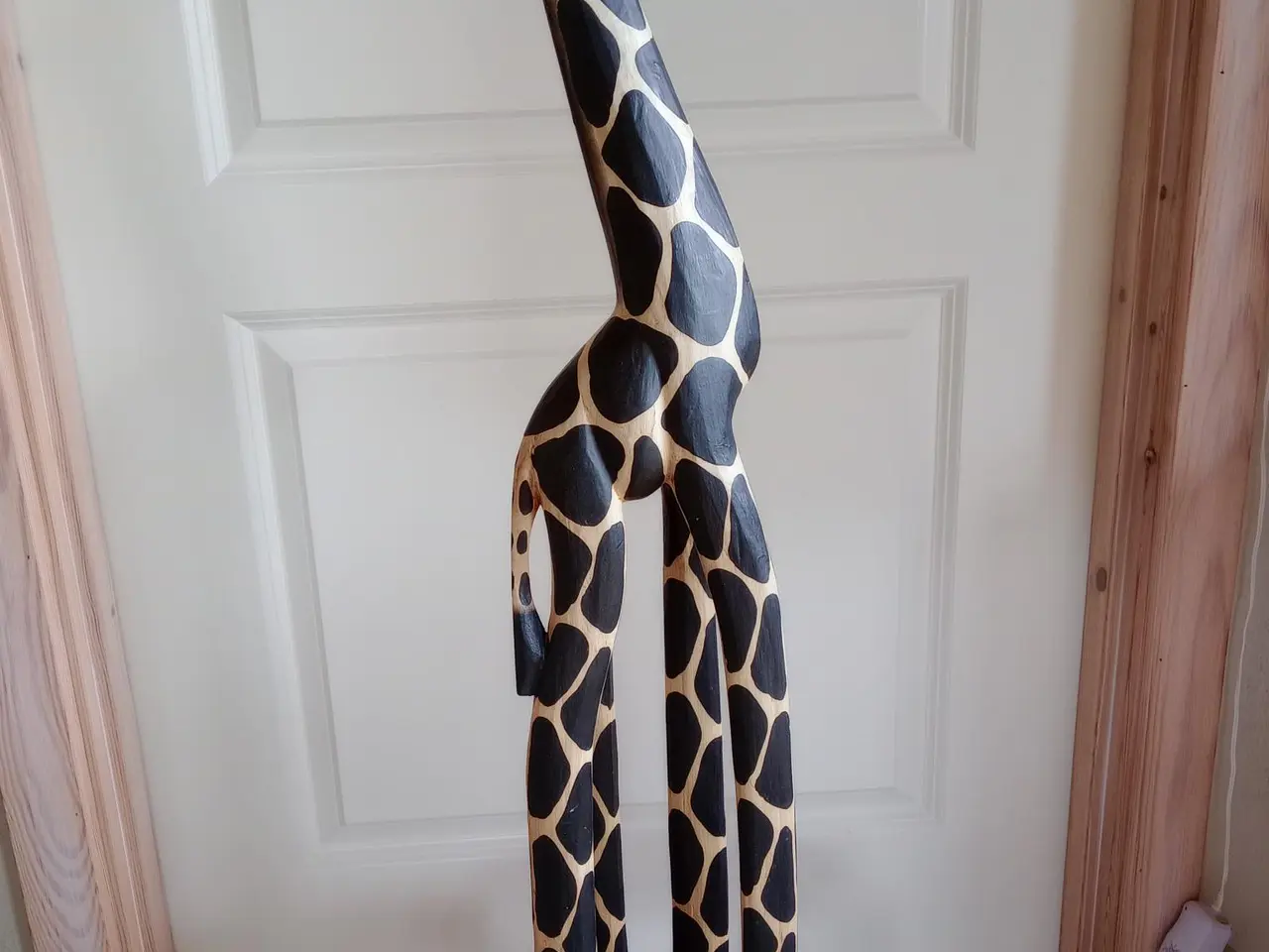 Billede 12 - 14 udskåret træ giraffer