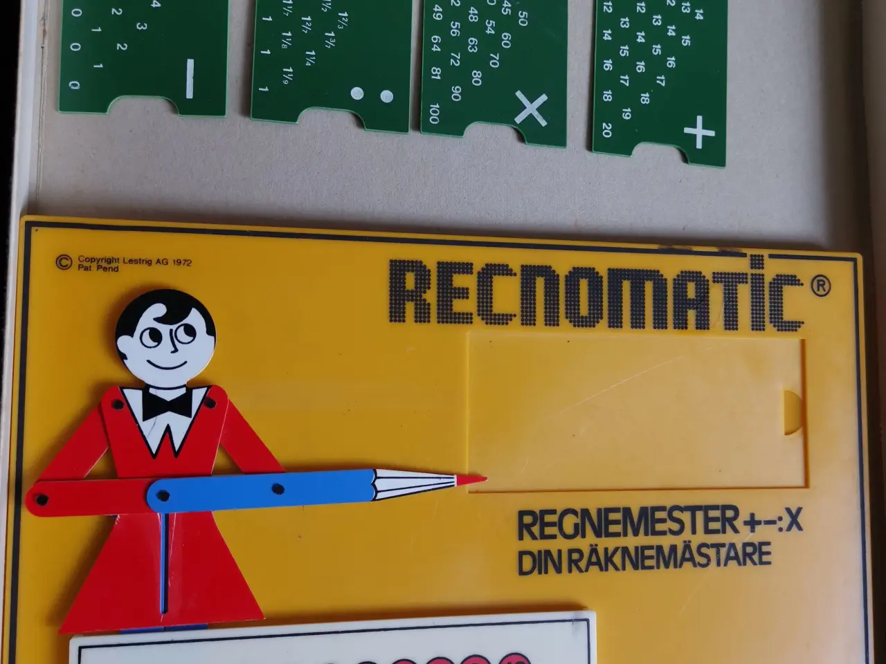 Billede 2 - Recnomatic Regnemester +-:X fra 1972