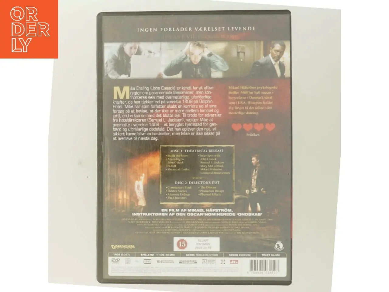 Billede 3 - 1408 med John Cusack (DVD)