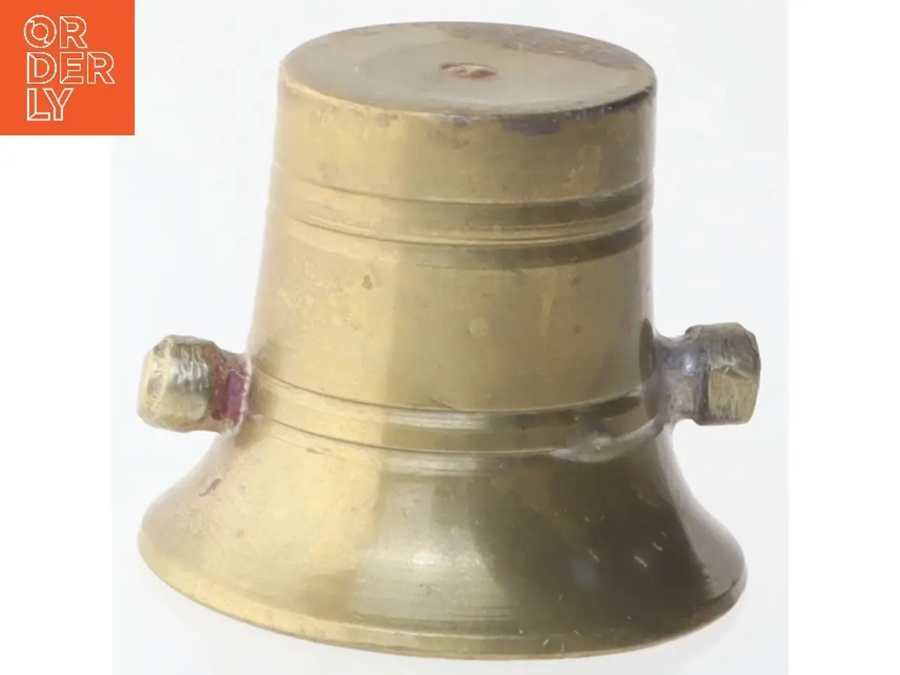 Billede 1 - Messing kapsel (str. Ø 4 cm længde 3,5 cm)