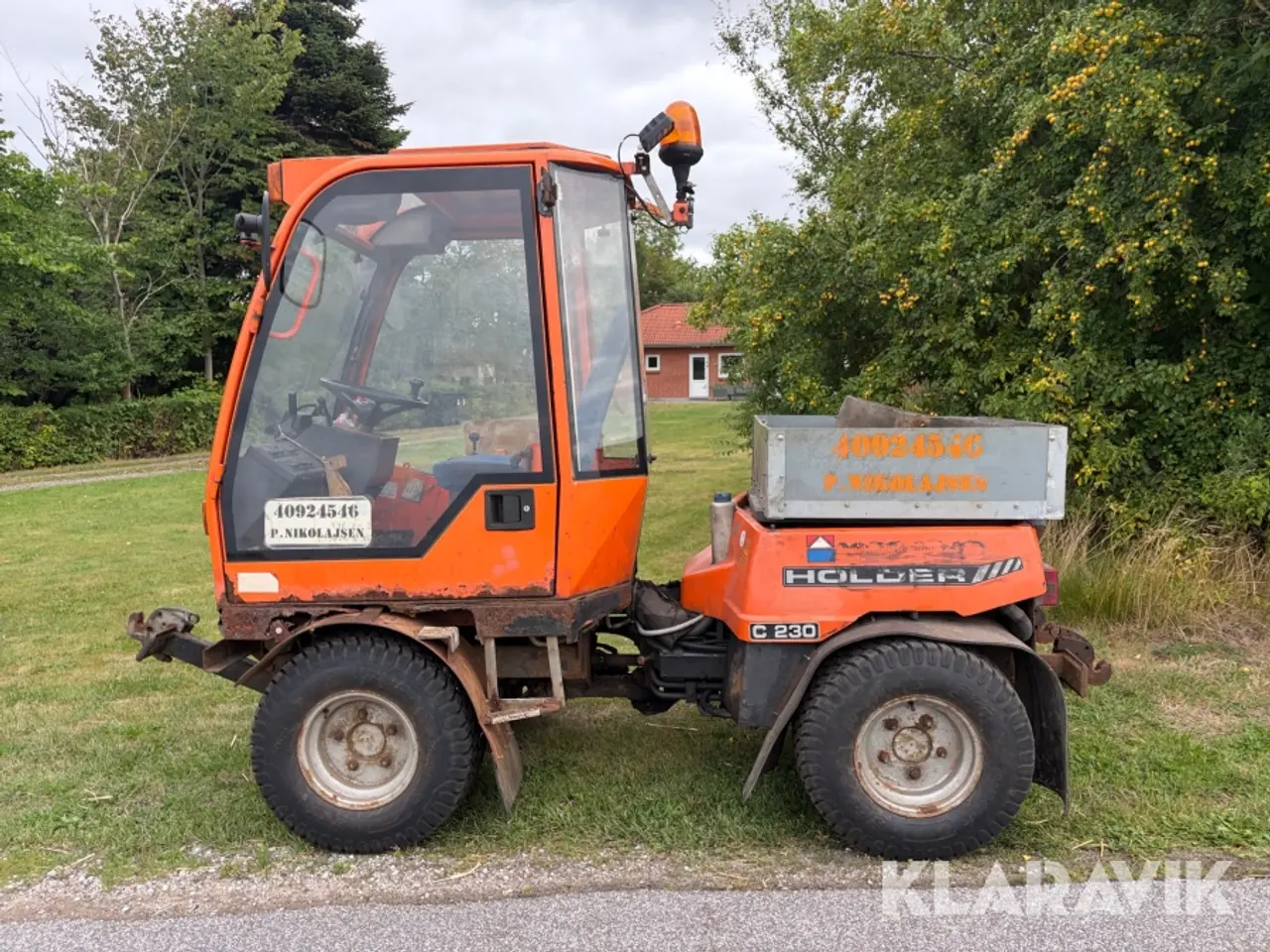 Billede 3 - Redskabsbærer Holder C230 4wd med redskaber