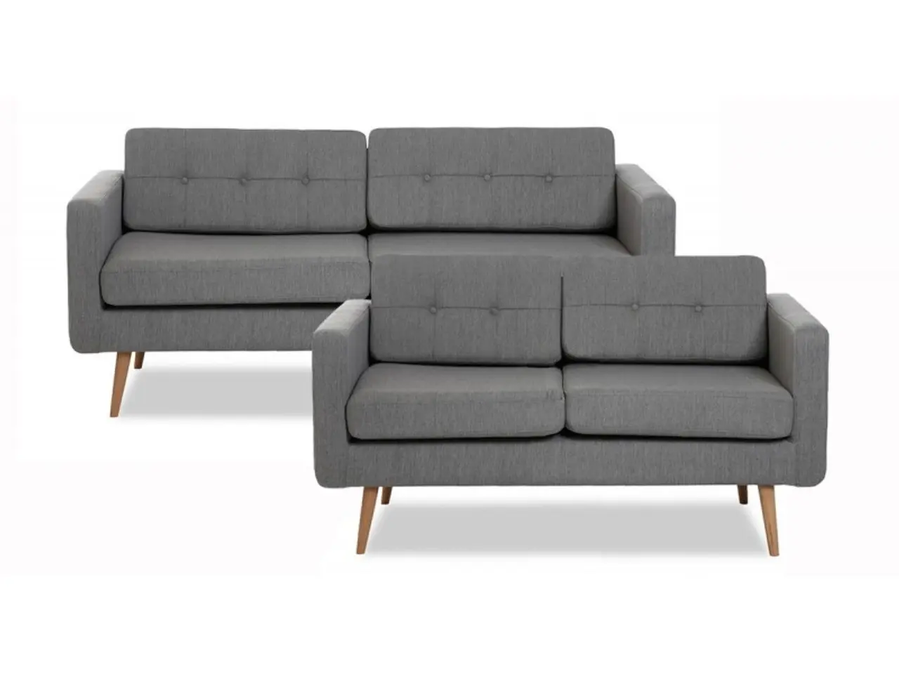 Billede 4 - Novelty 3+2 pers. sofasæt - Lysegrå OUTLET