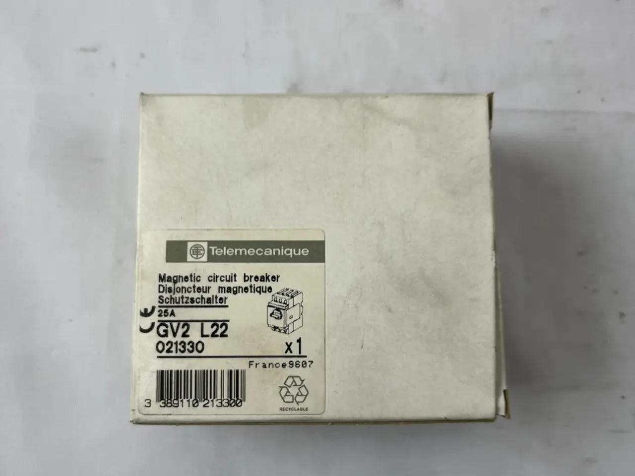 Billede 3 - Telemecanique GV2 L22 Motor automatsikring 25A