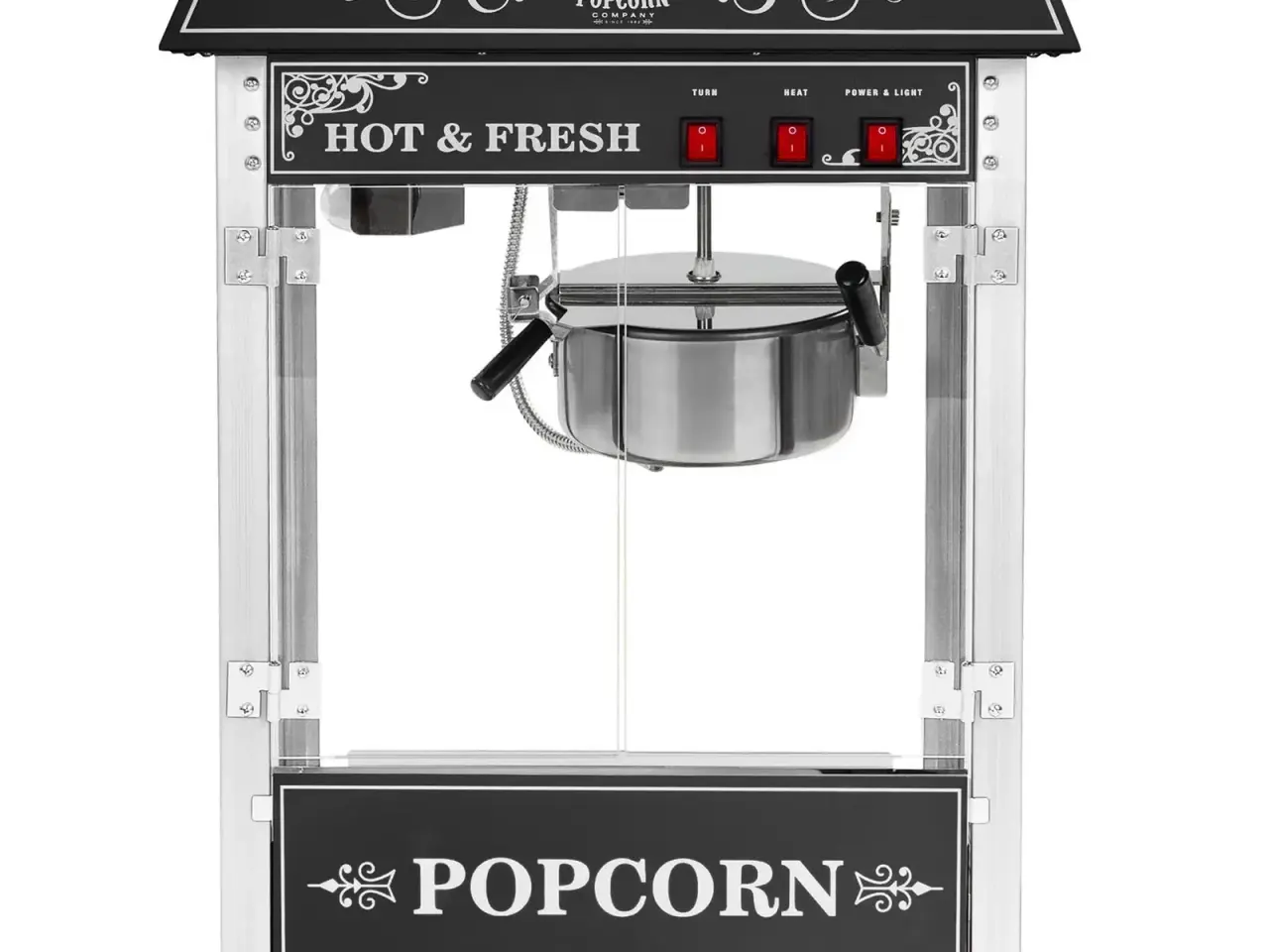 Billede 7 - Popcornmaskine med vogn 88 L – 1600 W
