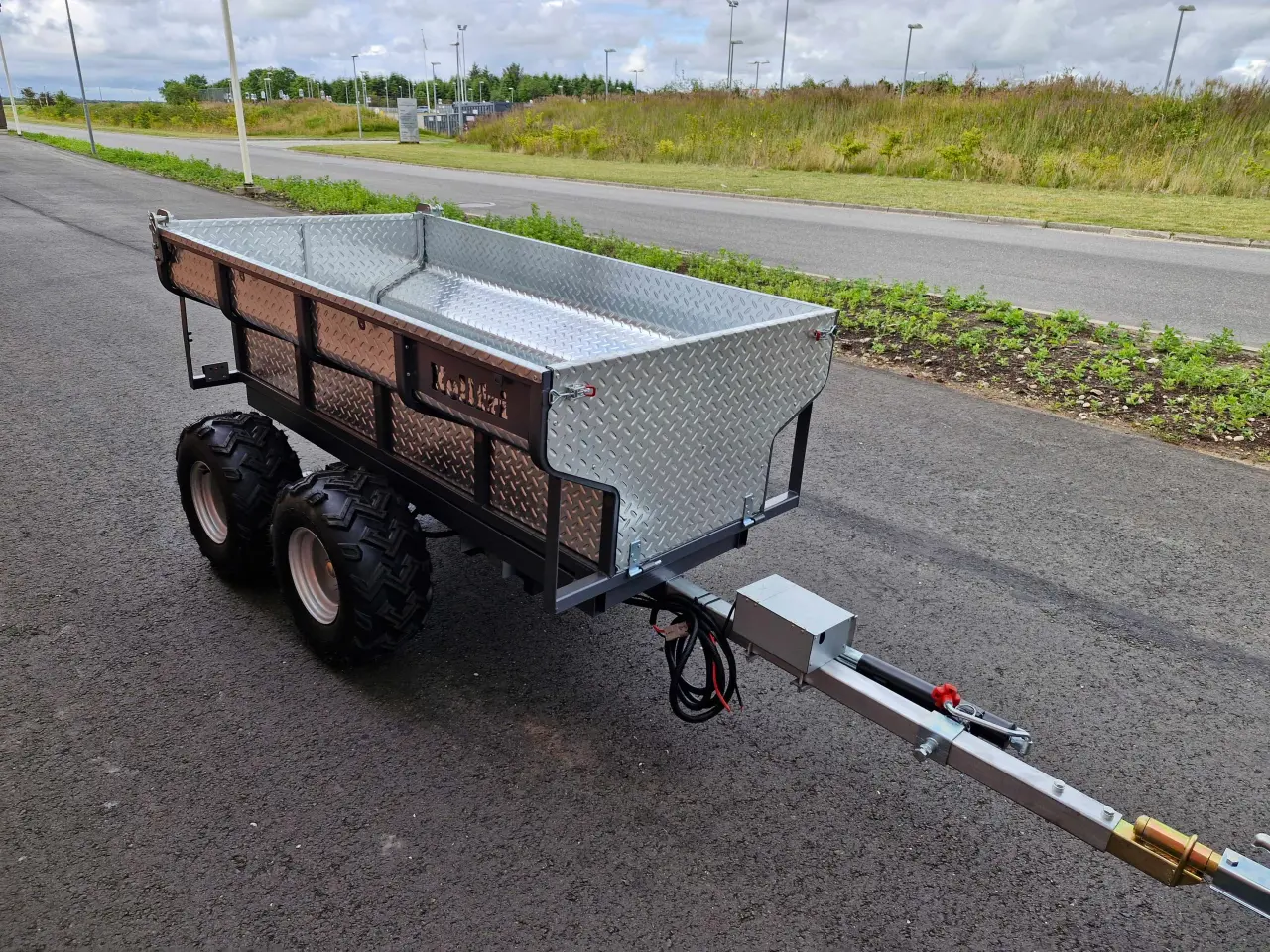 Billede 2 - ATV Vogn m. El-hydraulisk tip