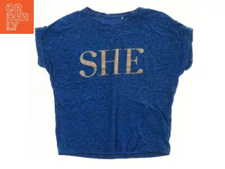 Blå T-shirt med Leopardmønster fra Name It (str. 122)