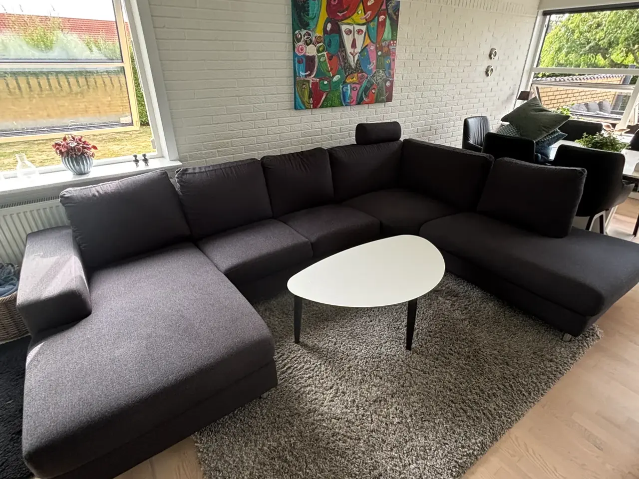 Billede 1 - Hjørnesofa med chaiselong