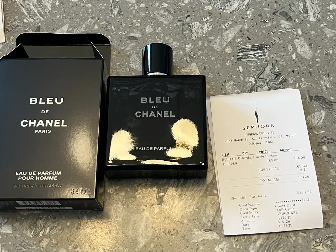Billede 2 - Bleu de Chanel Eau de Parfum 100 ml – Ny + kvitter