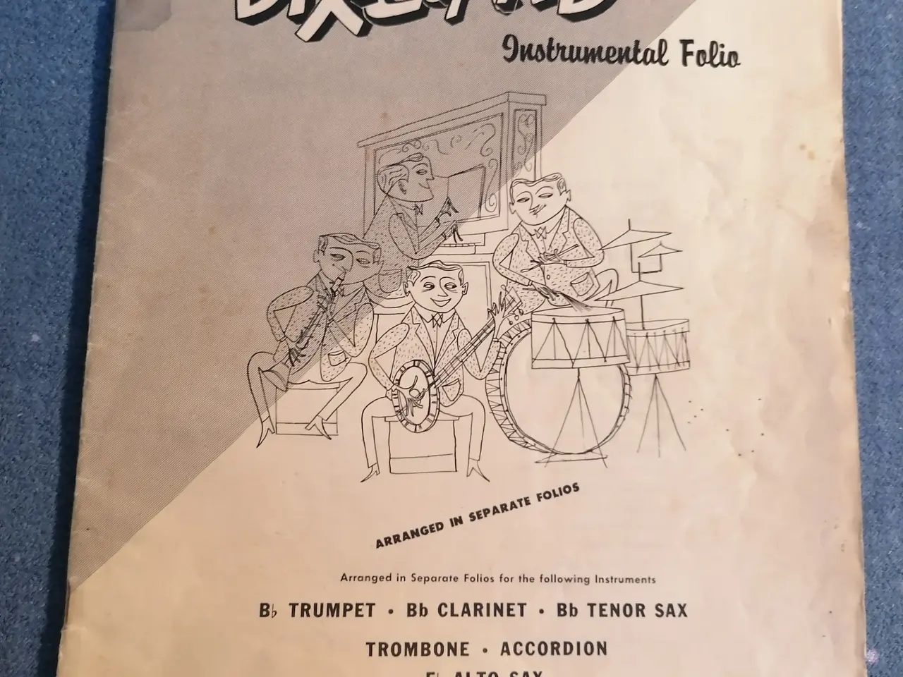 Billede 1 - Dixieland Instrumental Folia Nodehæfte