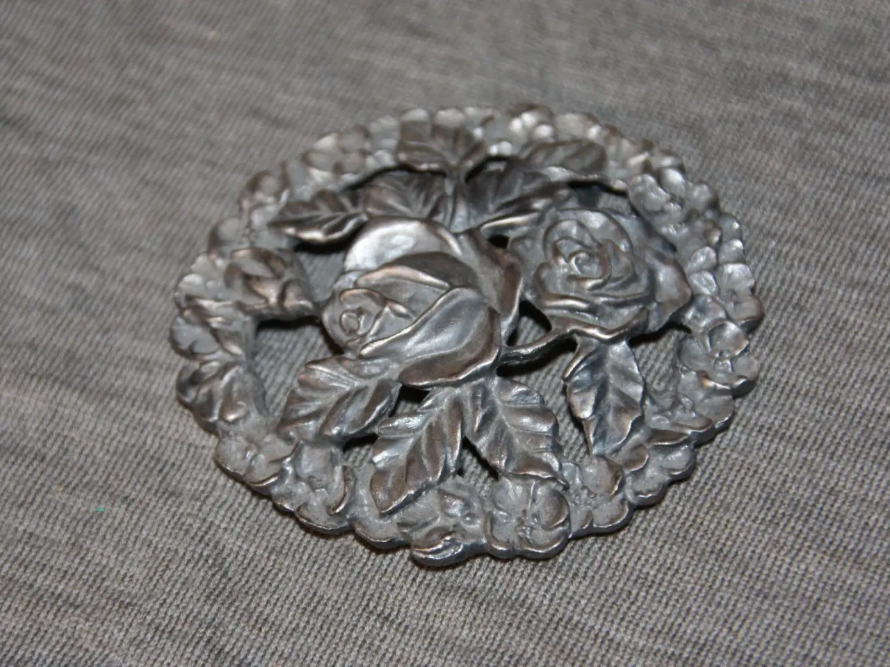 Billede 2 - Glas dåse med metal låg højde 8 cm