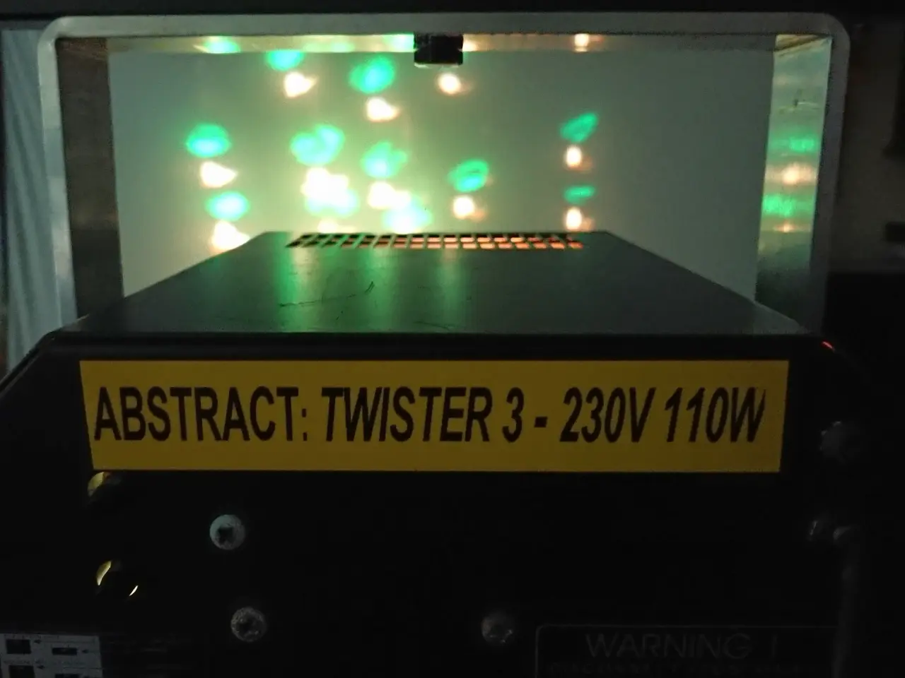 Billede 2 - Udlejning - ABSTRACT TWISTER 3 - 110 Watt. LED