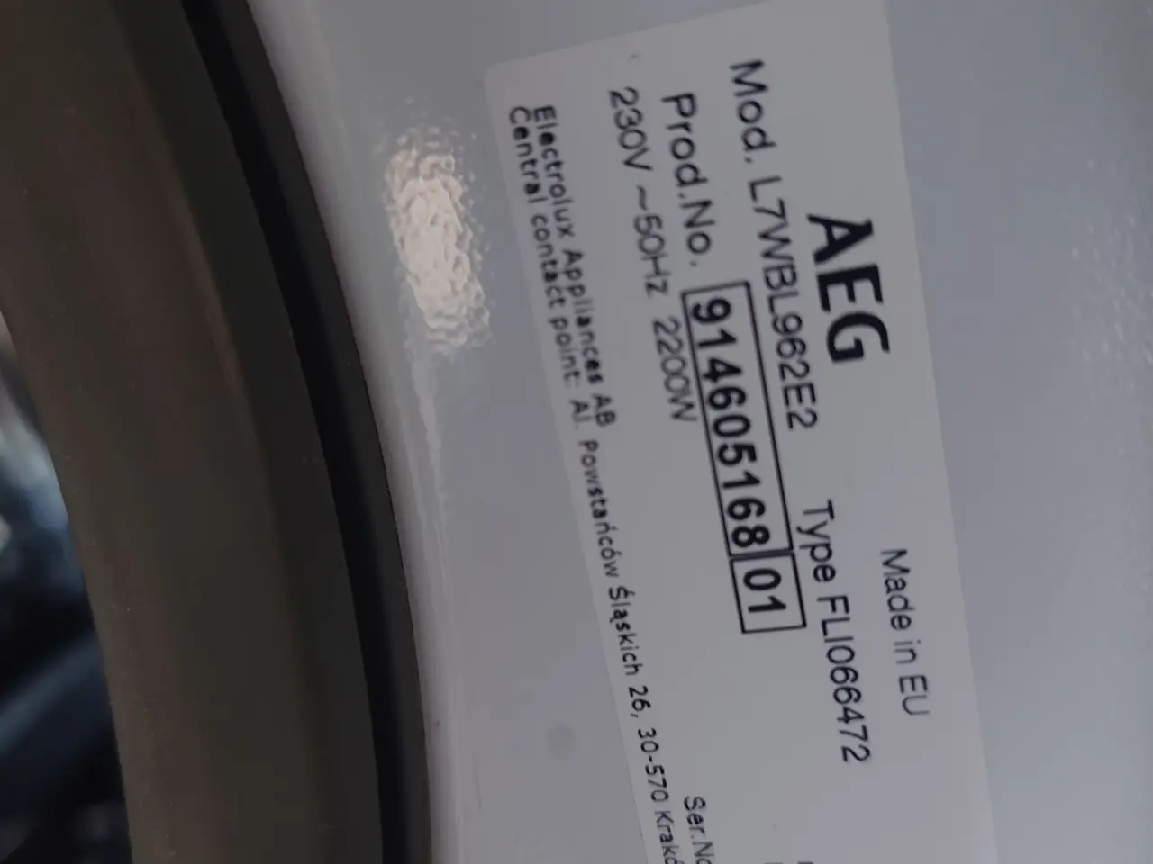 Billede 2 - AEG vaskemaskine 7000 serie