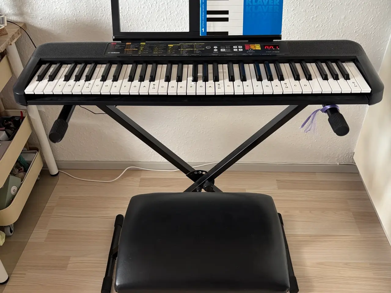 Billede 2 - Keyboard inkl. skammel og stativ