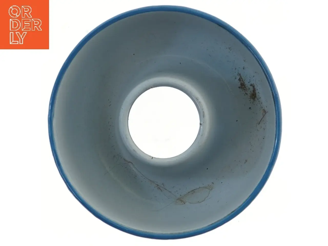 Billede 2 - Blå rund kugleformet gryde (str. Ø 21,5 cm)