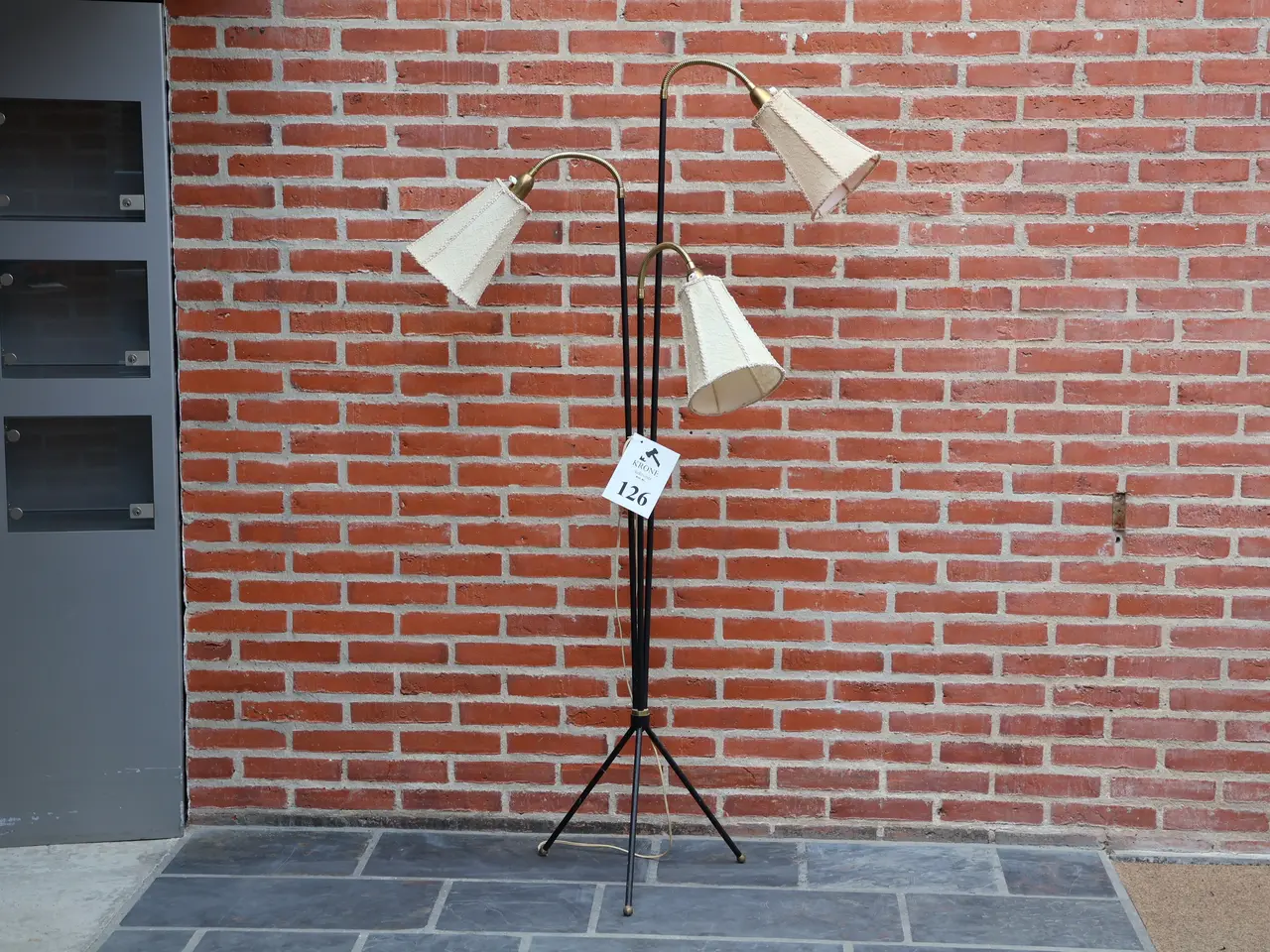 Billede 5 - Svend Aage Holm 3 armet gulvlampe 1950er´ne