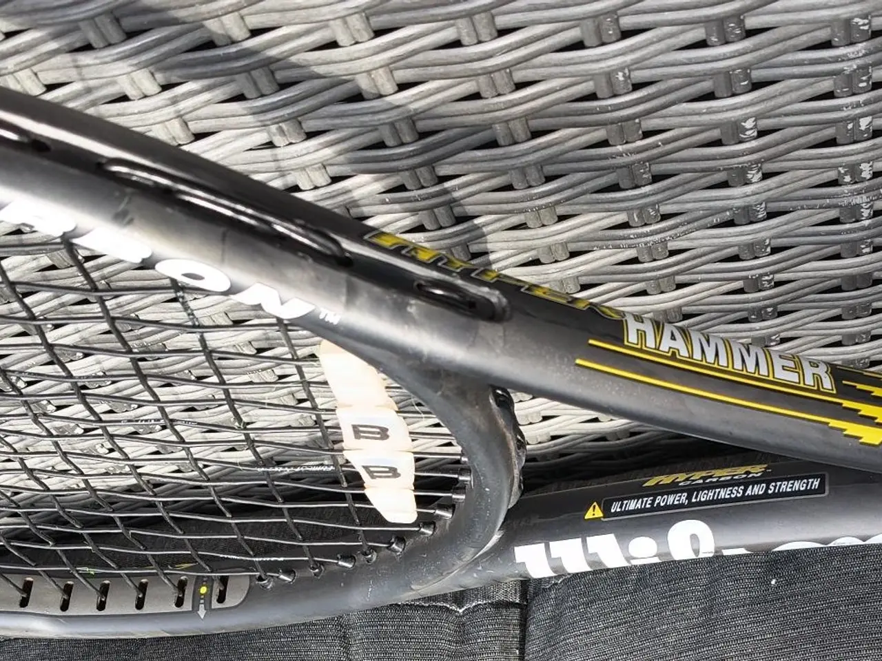 Billede 2 - WILSON HYPER HAMMER CARBON, STR. 3, I FLOT STAND