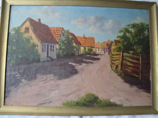 huse, maleri