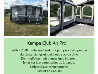 Lufttelt med anneks