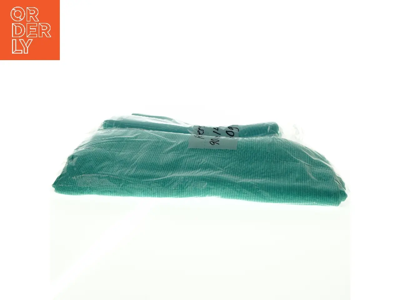 Billede 3 - Rib-jersey stof, turkis