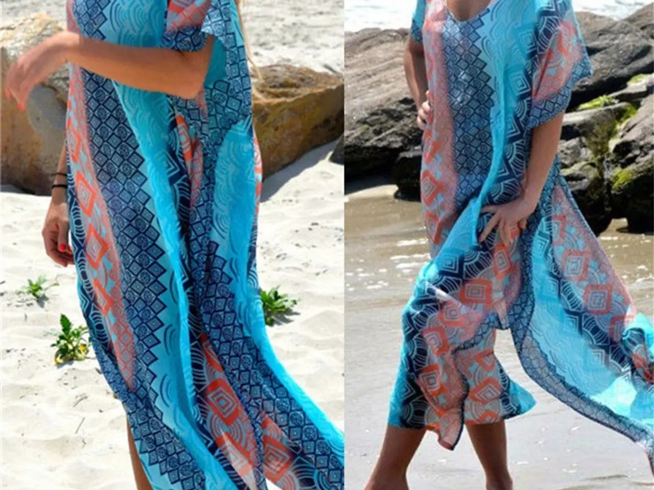 Billede 3 - Smart BOHO Kaftkan Maxi (one-size)