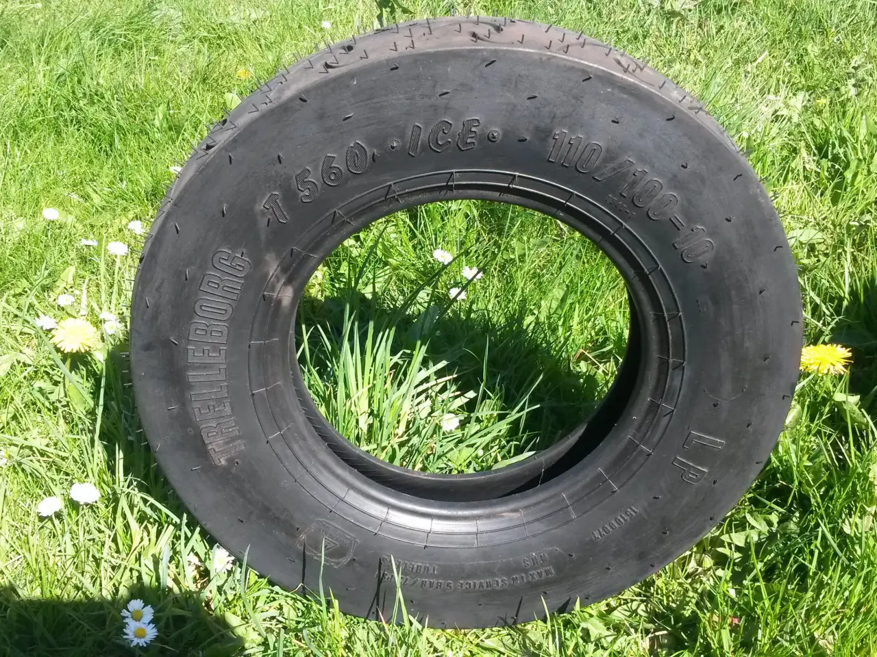 Billede 1 - Nye dæk 110/100-10"500kg 40km/t slangeløs