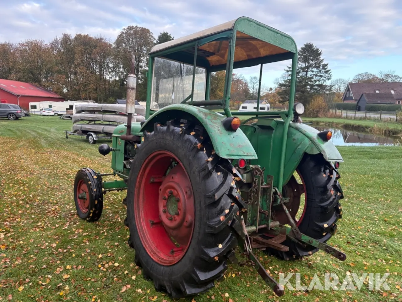 Billede 7 - Veterantraktor Deutz D40 luftkølet F3L 812