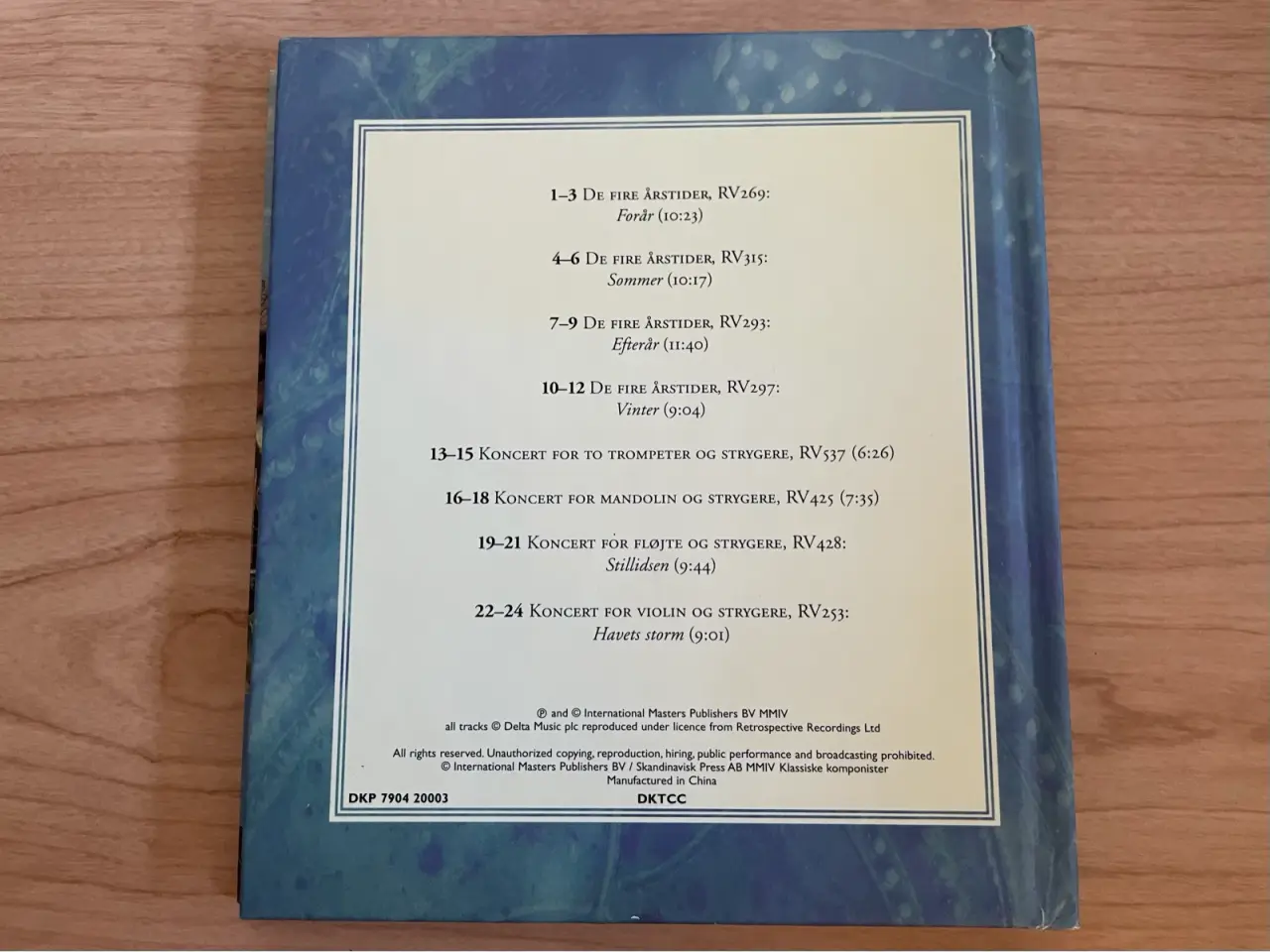 Billede 2 - VIVALDI Venetiansk pragt CD + bog