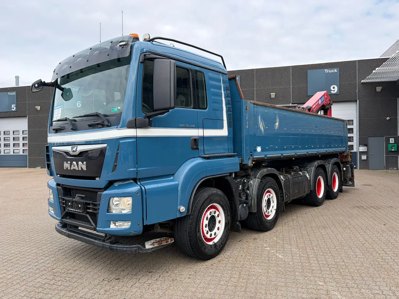 Billede 1 - MAN TGS 35.510 8X4, Tip-kran