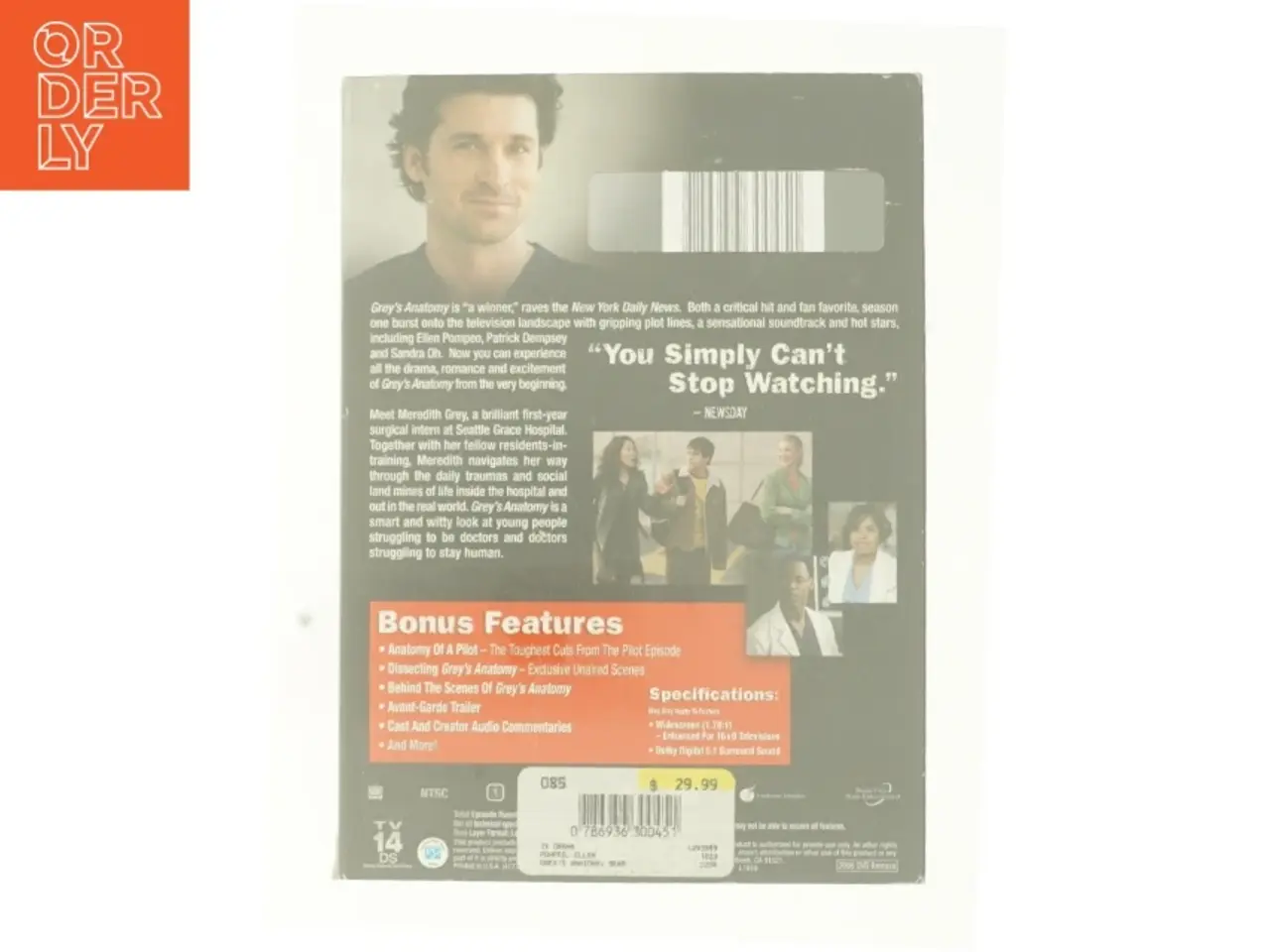 Billede 2 - Grey's Anatomy - Season 1 fra DVD