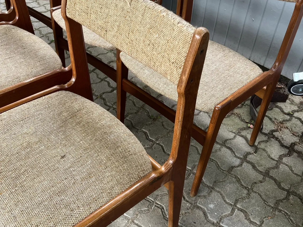 Billede 8 - Retro spisebord med 6 stole
