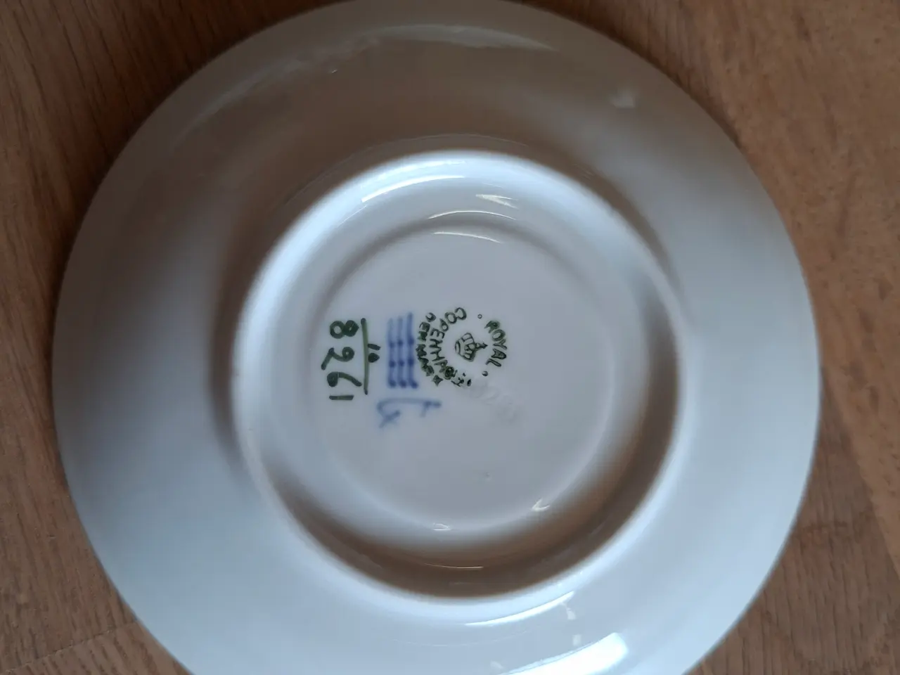 Billede 2 - 22 Royal Copenhagen Blå Blomst Flettet kaffestel
