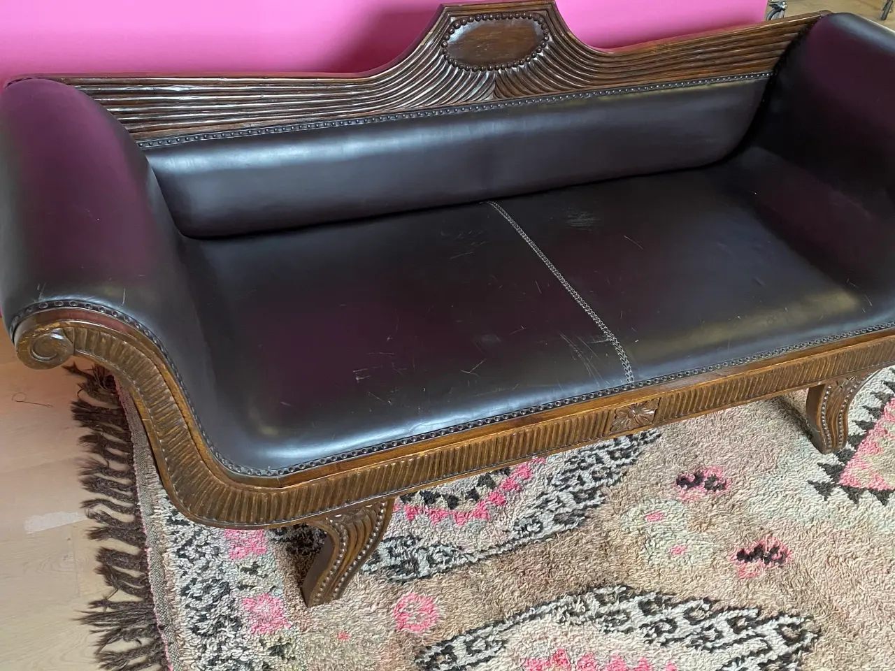 Billede 3 - Læder sofa