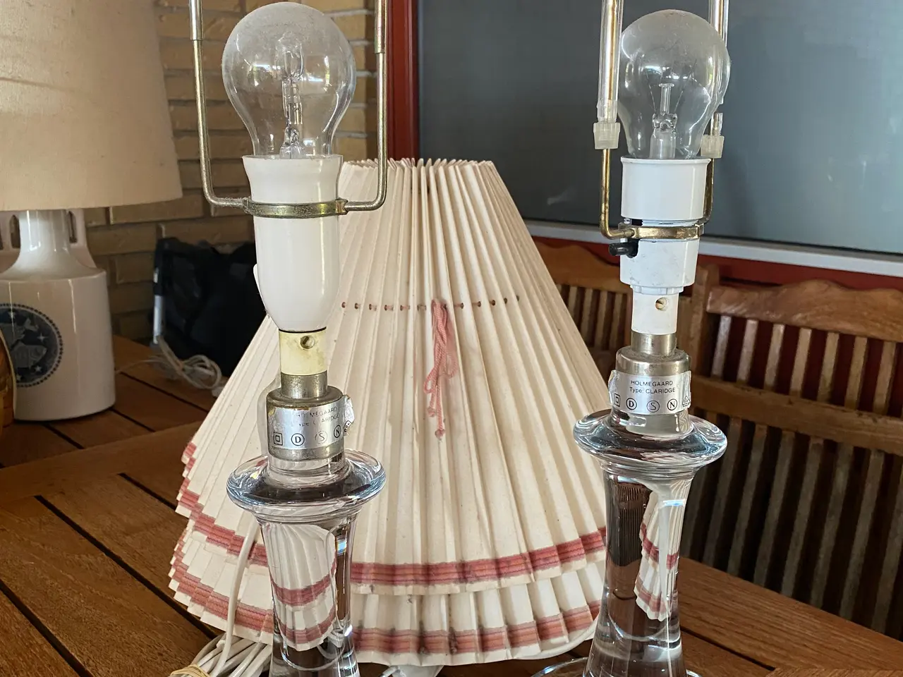 Billede 1 - Holmegaard bordlampe Claridge