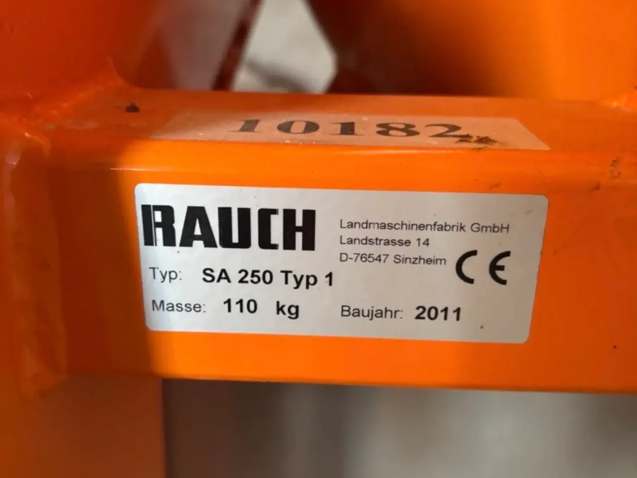 Billede 6 - Salt/-sand spredere Rauch SA250 som ny