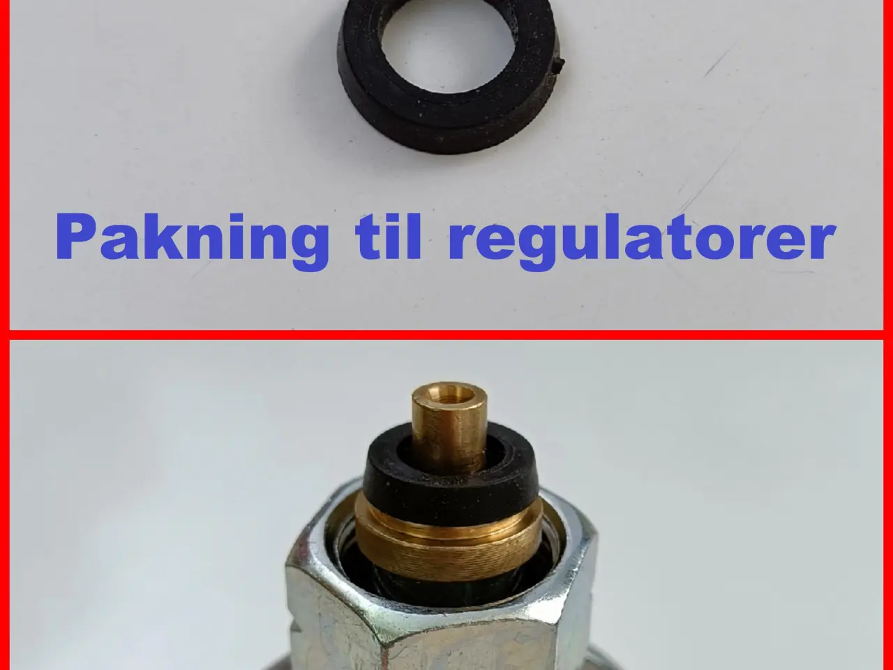 Billede 2 - NY! 37mbar x 1.5kg/t Gasregulator + Pakning