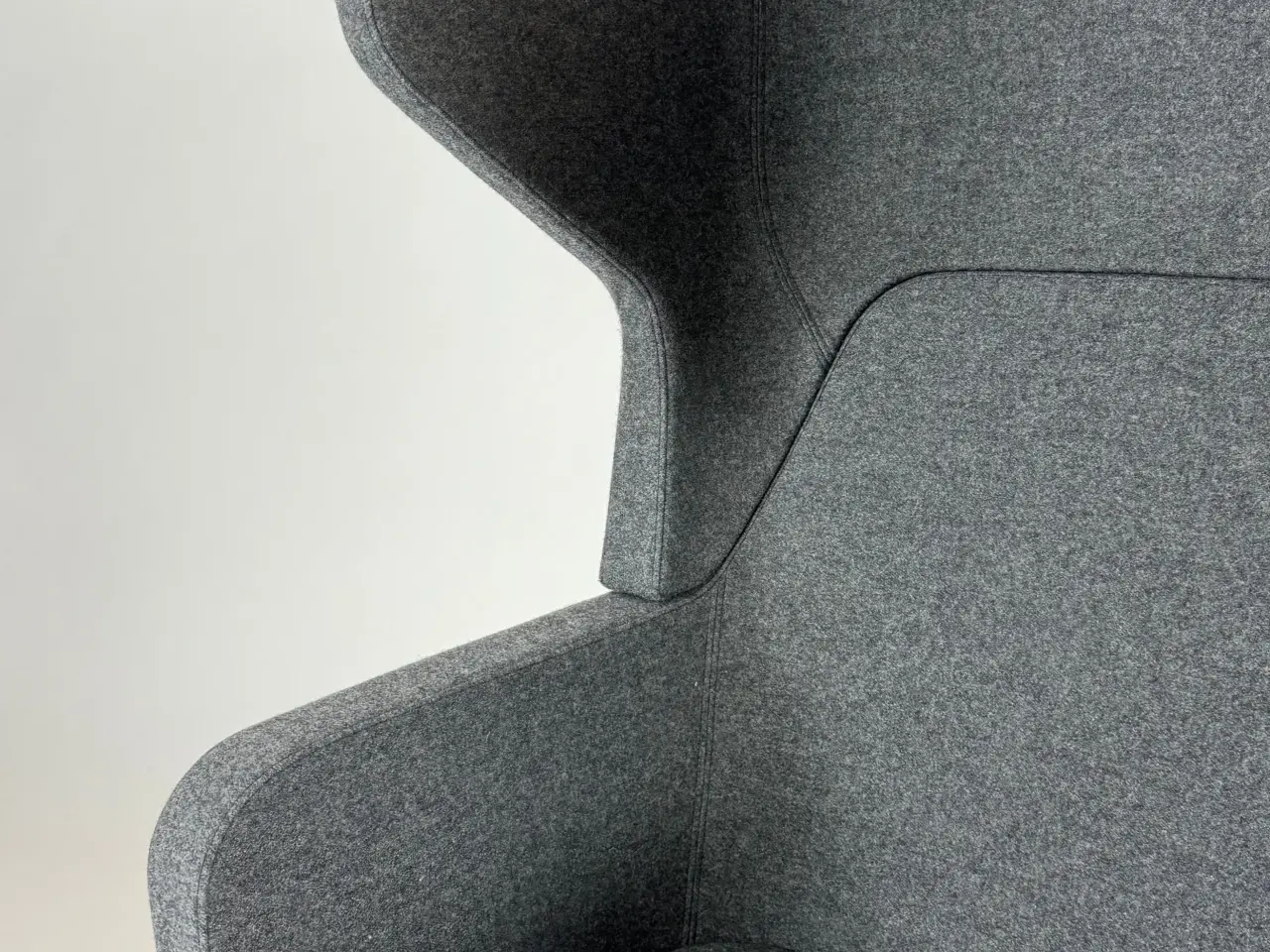 Billede 6 - Four Design Harc Tub High Back Loungestol – Mørkegrå med Antracit Stel