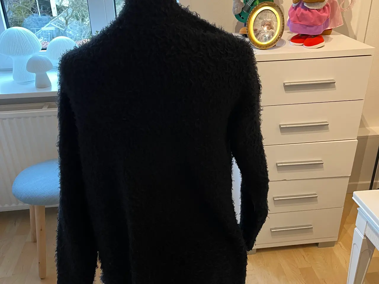 Billede 2 - Lang cardigan sort