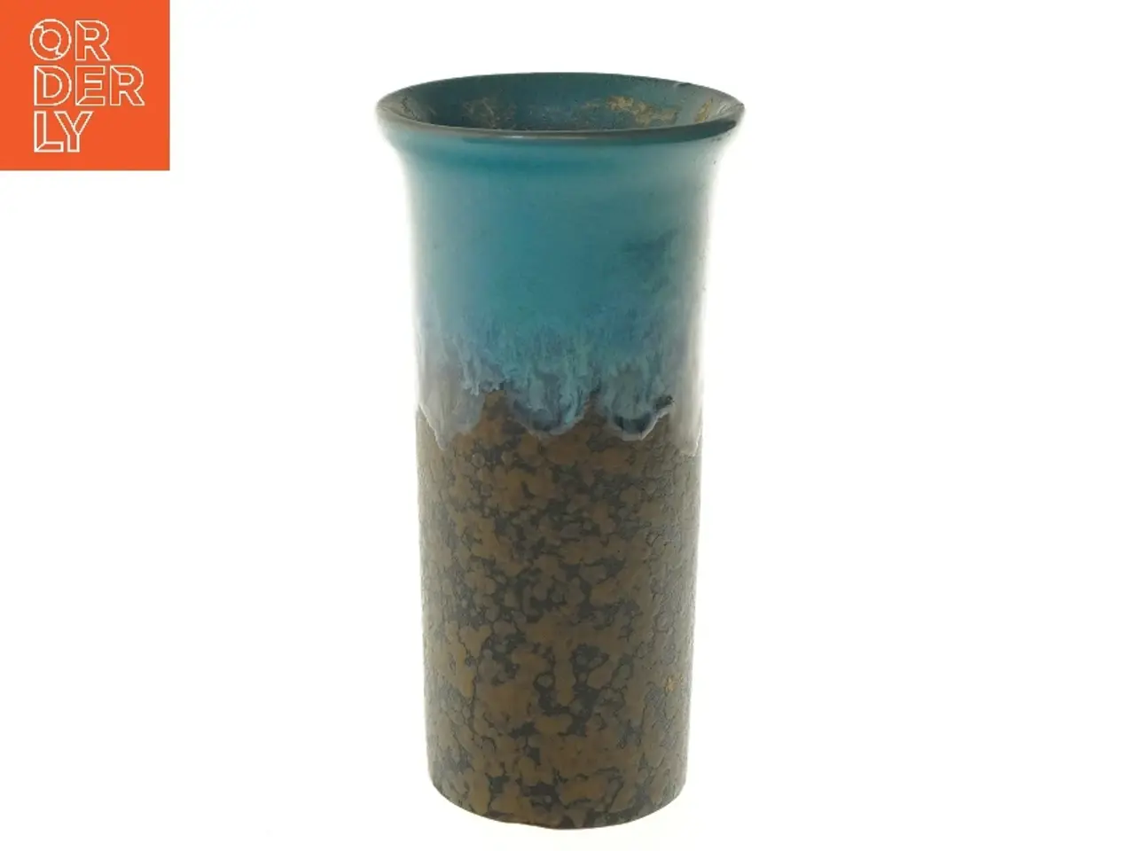 Billede 1 - Keramisk vase wg (str. Ø 10,5 cm længde 20 cm)