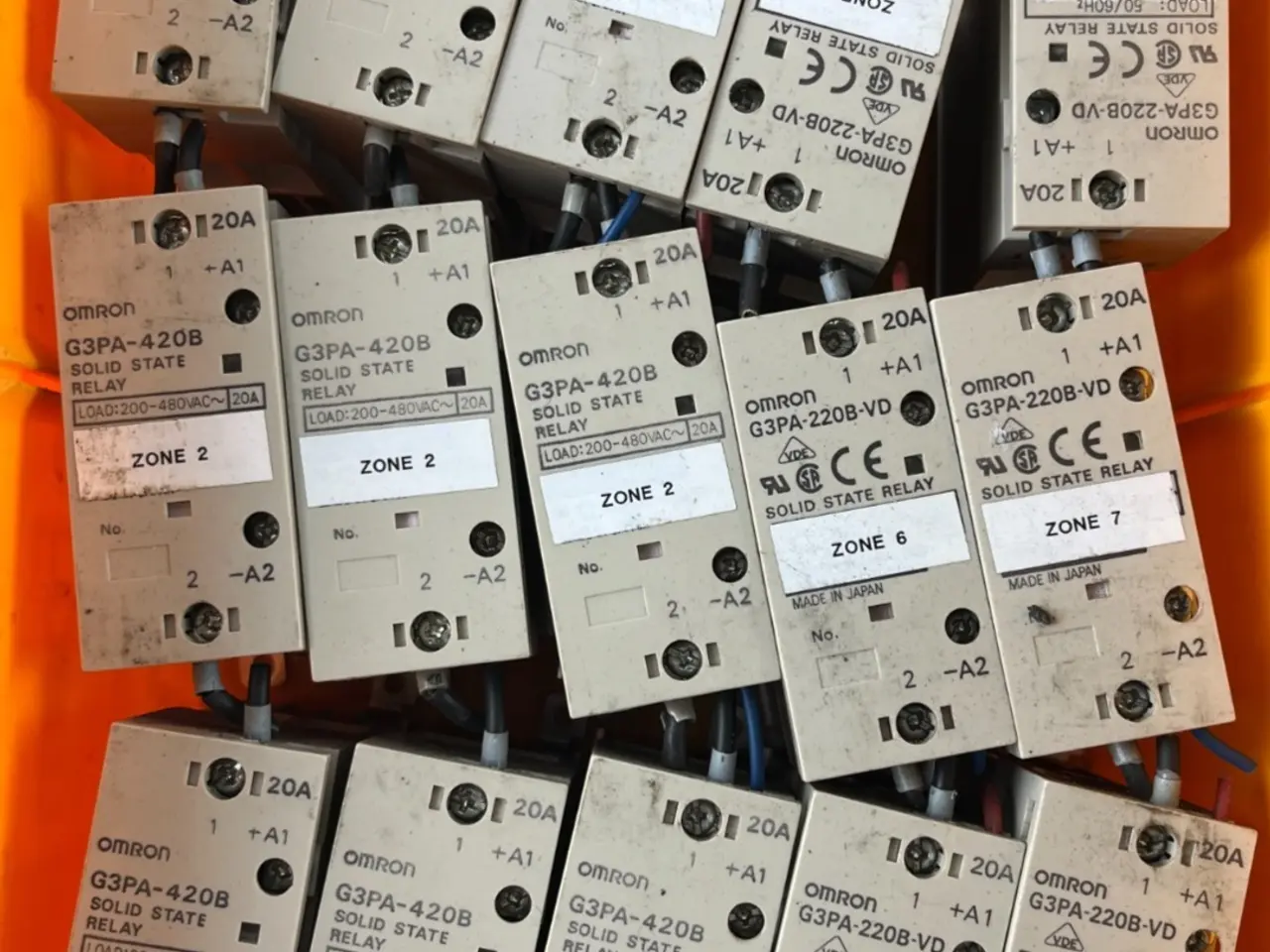 Billede 1 - parti of 15 Omron G3PA-420B G3PA-220B-VD Solid SSR