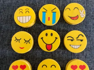 Viskelædere - smileys til blyanter 